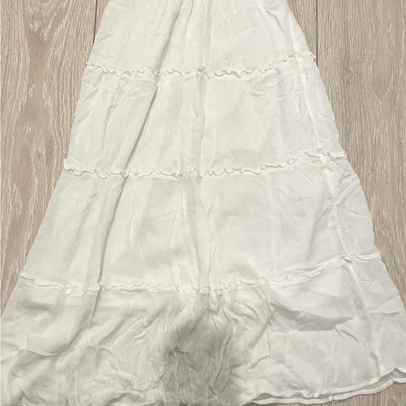 Hollister White Maxi Skirt XXS - Picture 2 of 6